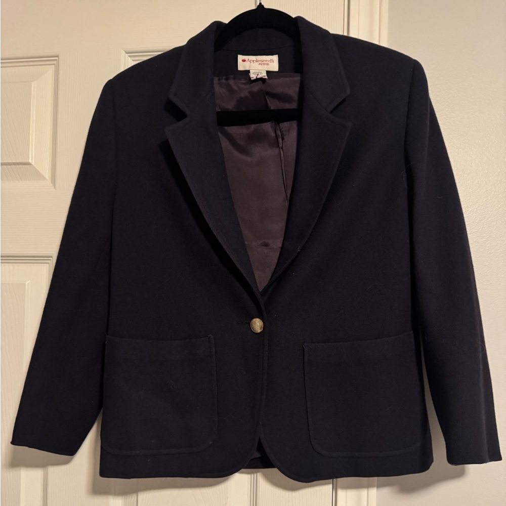 Appleseed's Elegant Navy Blazer